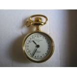 J & Y TRINQUET : montre à quartz gousset femme diamètre 22mm en métal doré, neuve [...]