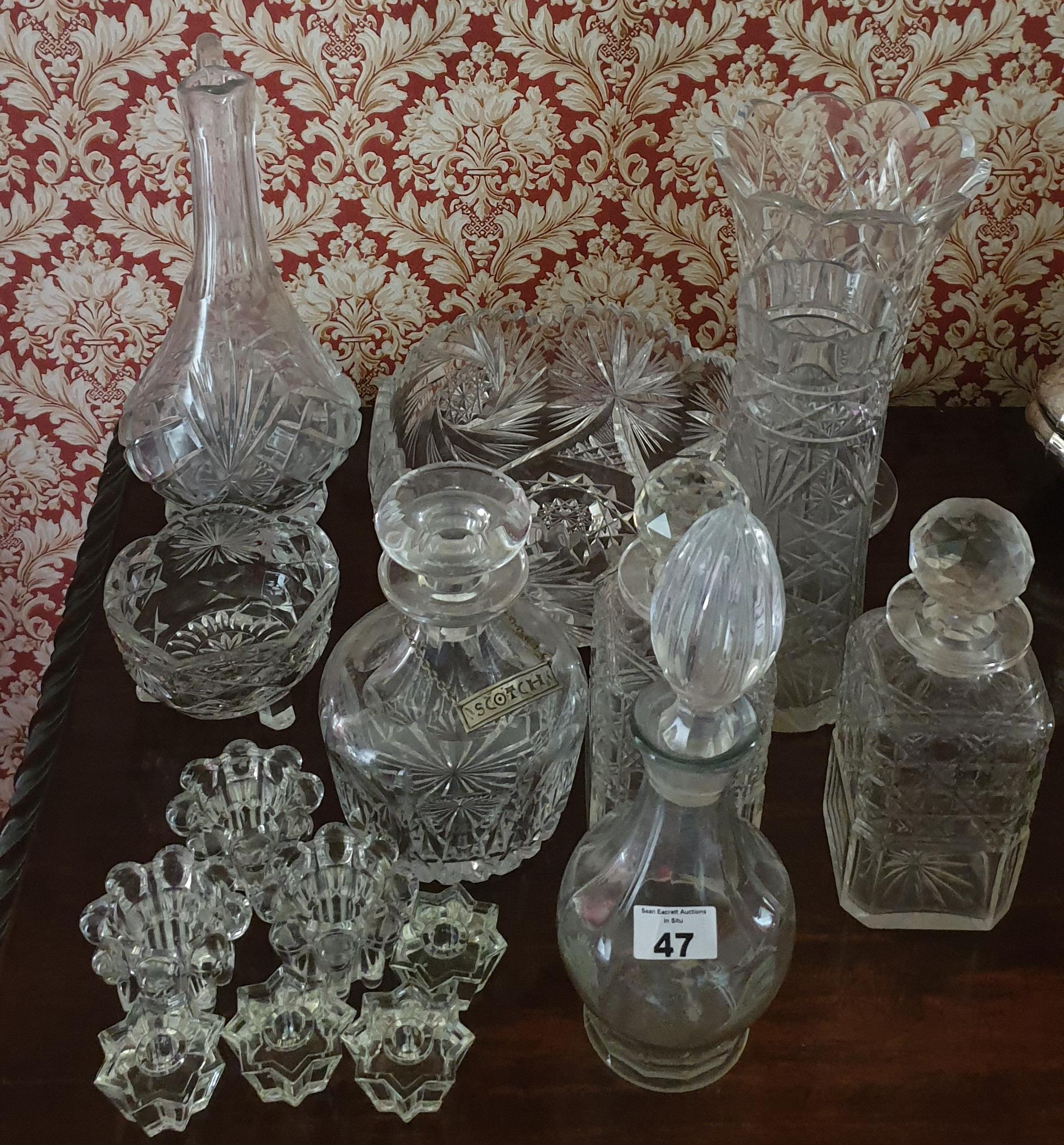 A quantity of Crystal and Glass.