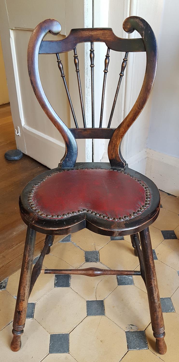 An early 20th Century Music Seat.