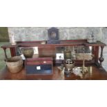 A quantity of Vintage Items on sideboard.