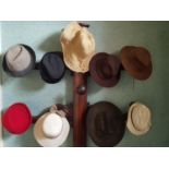 A group of vintage Hats for all seasons.