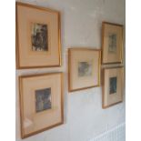 A really good set of eight framed Coloured Prints after Arthur Rackman. 34 x 41 (7) 39 x 36 (1).