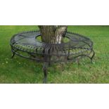 A Metal Tree Surround Seat.