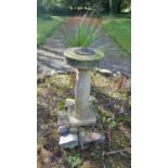 A really good stone and bronze Sundial