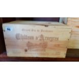 A case of Chateau d'Arveyres Bordeaux Superieur. 2004.