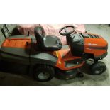 A Husqvarna Ride on Lawn Mower. Approx. 5-6 years old.