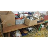 A large quantity of Kitchen Items in boxes.