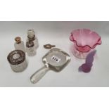 A good quantity of items to include a Silver Topped Item, Scent Bottles etc.
