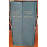 A Topographical Dictionary of Ireland by Samuel Lewis in 2 volumes along with Bunyan's Pilgrims