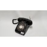 A Vintage Bakelite Telephone.