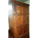 An unusual 19th Century, possibly earlier, single door Oak Cabinet.