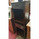 A pair of Mahogany Bedside Lockers. W48cm X D36cm approx.