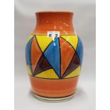 A Newport Pottery 'Bizaare' by Clarice Cliff Vase.