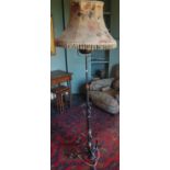 An early 20th Century Metal and Brass Standard Lamp.