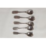 A matched set of early 19th Century Irish Silver Spoons some Arthur Murphy and 3 John Kinsellagh