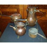 A quantity of 19th Century and later Copper Items.