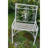 A Cast Iron Garden Chair.