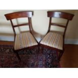 A good set of six simple Georgian Mahogany Dining Chairs. Circa 1780-1800.