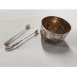 A Silver Sugar Bowl. LAW under a crown into a clover West & Son -Langley Archer West-, entered
