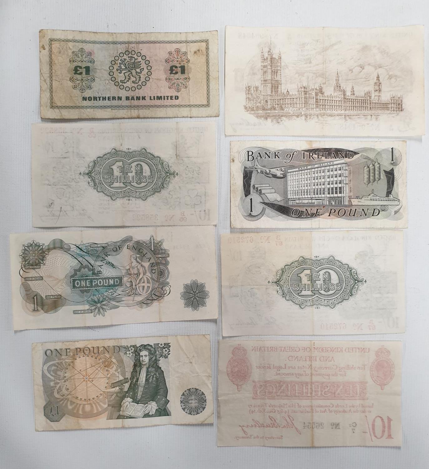 A group of United Kingdom of great Britain and Ireland Bank Notes some near mint and others. Held in - Image 4 of 4