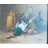 A 19th Century Still Life of Pheasants by Collouis. Signed LR.