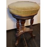 A 19th Century Mahogany revolving Stool.