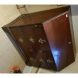 A Georgian Mahogany Bureau.