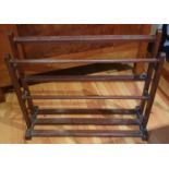 An Edwardian Mahogany Shoe Rack.