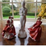 Two Royal Doulton Figures and one other from The International Collectors Club for Royal Doulton. '