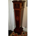 A really good Edwardian Mahogany Inlaid Stand with satinwood crossbanding and bell inlay.