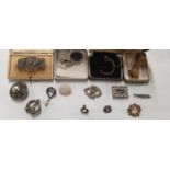 A superb quantity of vintage Brooches.