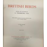 Three volumes of British Birds written and illustrated by Archibald Thorburn. Second edition. With