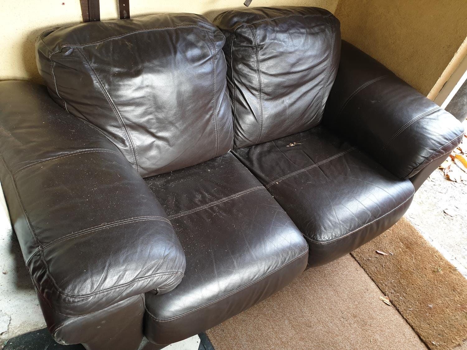 A good leather Two Seater Couch.