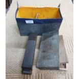 A Record Plough Plane No.044 in original box along with an early Indian oil stove etc.