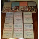 Winston Churchill's 'The Second World War' in six volumes Printed by Cassells & Co. 1954 along