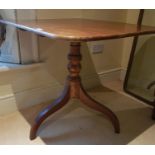 A Georgian Mahogany Supper Table. 83 cms x 72 cms x 73 cms high.