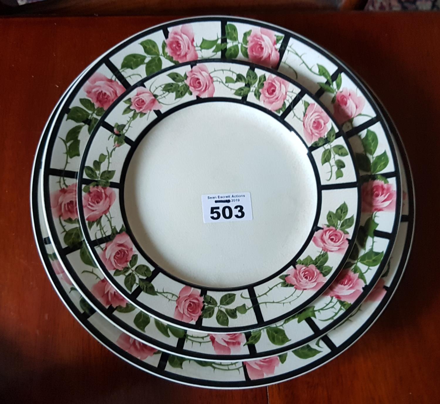 A good quantity of Evans and Owen hand painted Dinnerwares.