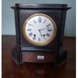 A 19th Century Timber Mantel Clock.