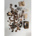 A large quantity of English and other Coinage. Held in sun room.