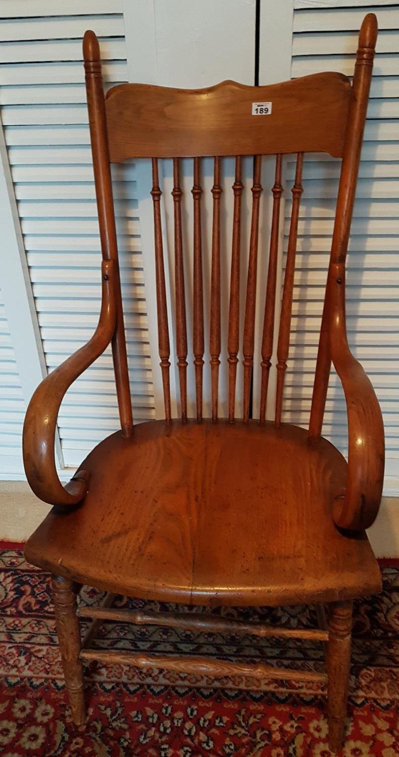 A lovely 19th Century Bentwood style Ash Armchair.