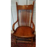 A lovely 19th Century Bentwood style Ash Armchair.