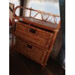 A 19th Century Wicker Basket along with a quantity of Items to include a lathe.