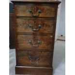 A pair of 19th Century Mahogany four drawer bedside Cabinets.