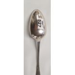 An Irish Silver Basting Spoon. Samuel Neville. 1804.