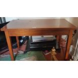 A Pine Stool (in window), a TV table and a small table.