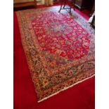 An Persian Village old Rug.Size 185 x 135cms.