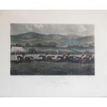 A good set of three 19th Century Punchestown Coloured Engravings after Sturgess. The Conyngham Cup