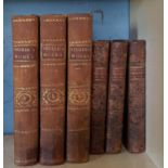 Three Volumes of the works of John Secker. MDCCLXXV along with three Volumes of 'The English