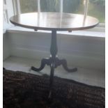 A Georgian Mahogany Supper Table on simple pad feet.