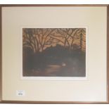 An Artists Proof Print 'Figures in a Landscape' by Chris Reid.